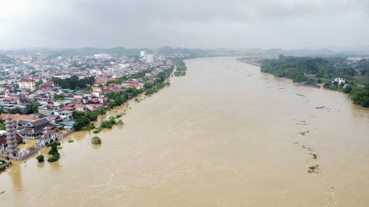 Cảnh báo lũ trên các sông ở Bắc Bộ